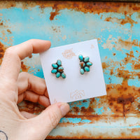 'Half Cluster' Earrings - Kingman - Pick Option