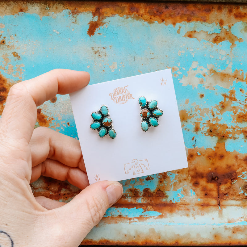 'Half Cluster' Earrings - Kingman - Pick Option