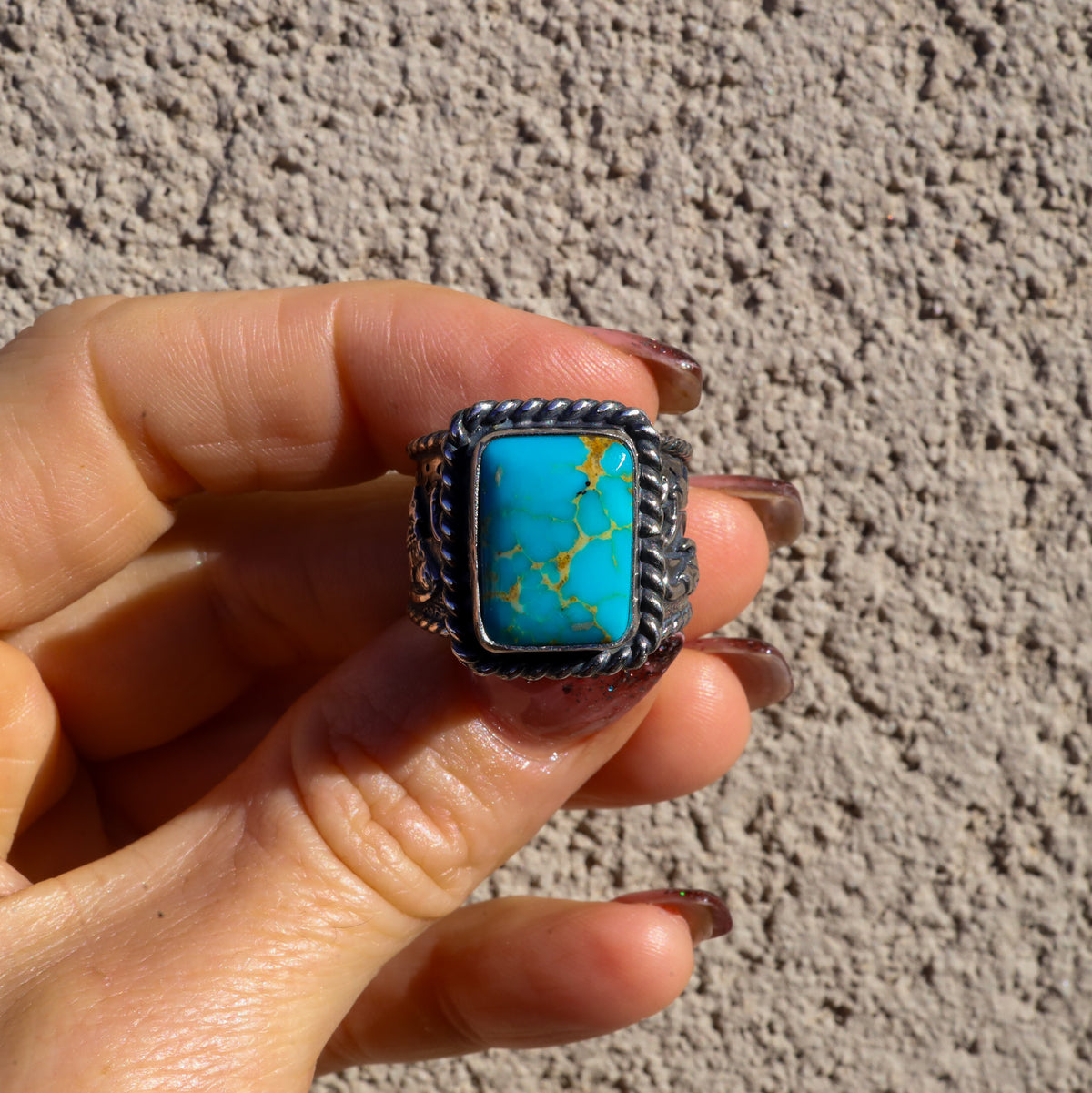 ‘Desert Storyteller' Ring - Kingman or Rosarita - Pick Option