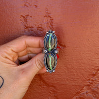 ‘Two Stone’ Ring - Blackjack - Size 10
