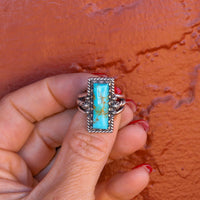 ‘Bar Ring’ - Kingman - Size 8 - Pick Option