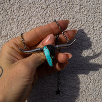 ‘Longhorn' Necklace - Blackjack