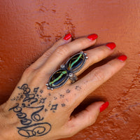 ‘Two Stone’ Ring - Blackjack - Size 10