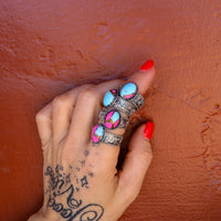 ‘Desert Day & Night' Storyteller Ring - Cotton Candy - Size 8.25  - Pick Option