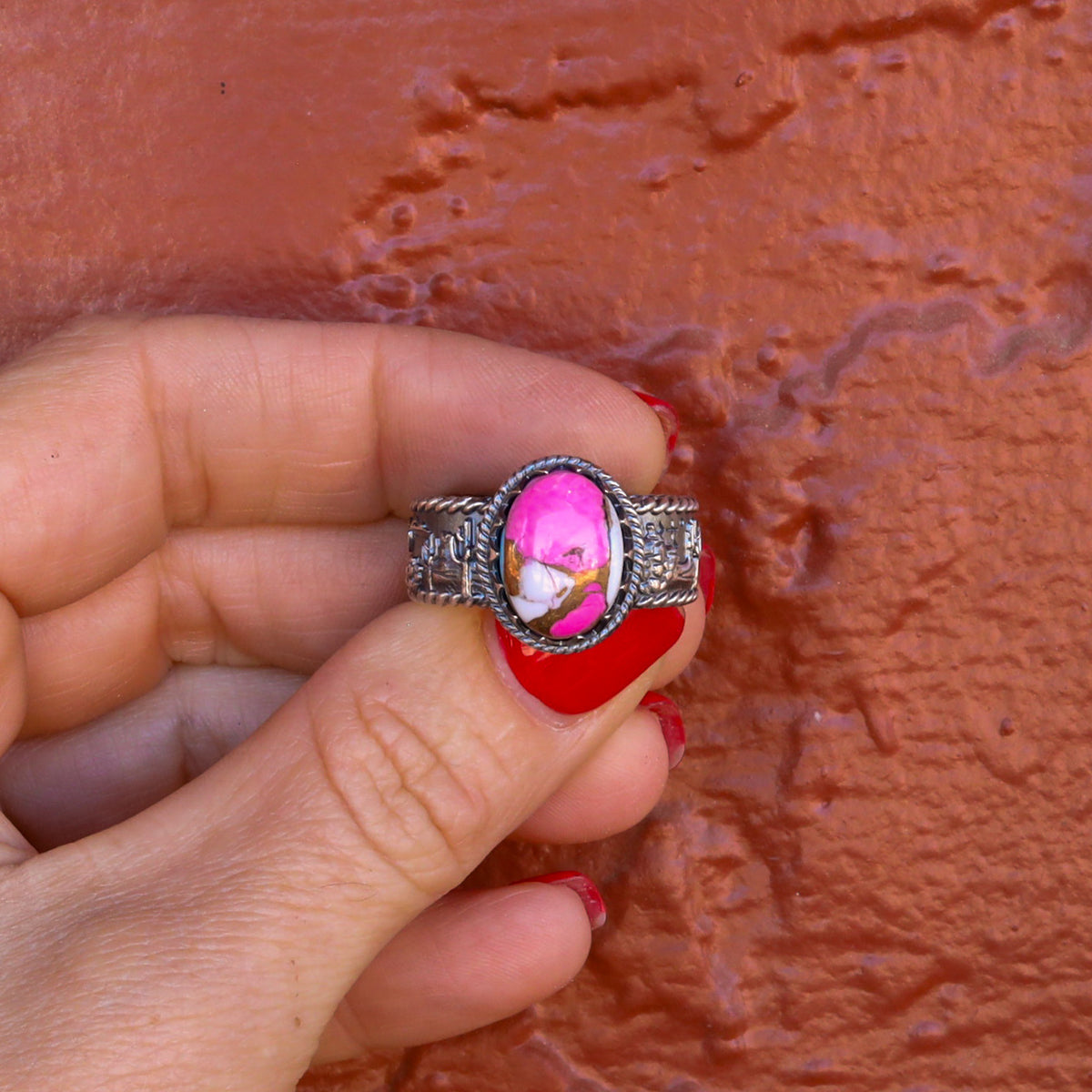 ‘Desert Day & Night' Storyteller Ring - Cotton Candy - Size 11  - Pick Option