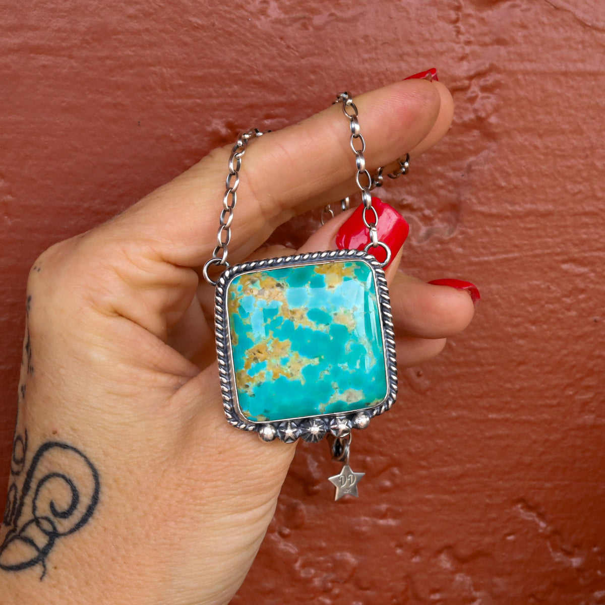 ‘Chonky Square' Statement Necklace - Kingman - Pick Option