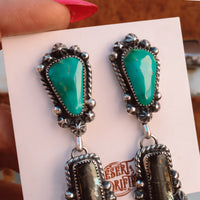 ‘Statement’ Earrings - Blackjack & Kingman