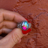 ‘Desert Day & Night' Storyteller Ring - Cotton Candy - Size 9 - pick option