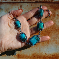 ‘Five Stone' Choker & Earring Set - Kingman