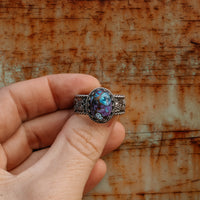 ‘Desert Day & Night' Storyteller Ring - Purple Mohave - Size 11