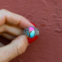 ‘Desert Day & Night' Storyteller Ring - Cotton Candy - Size 7.25 - Pick Optio
