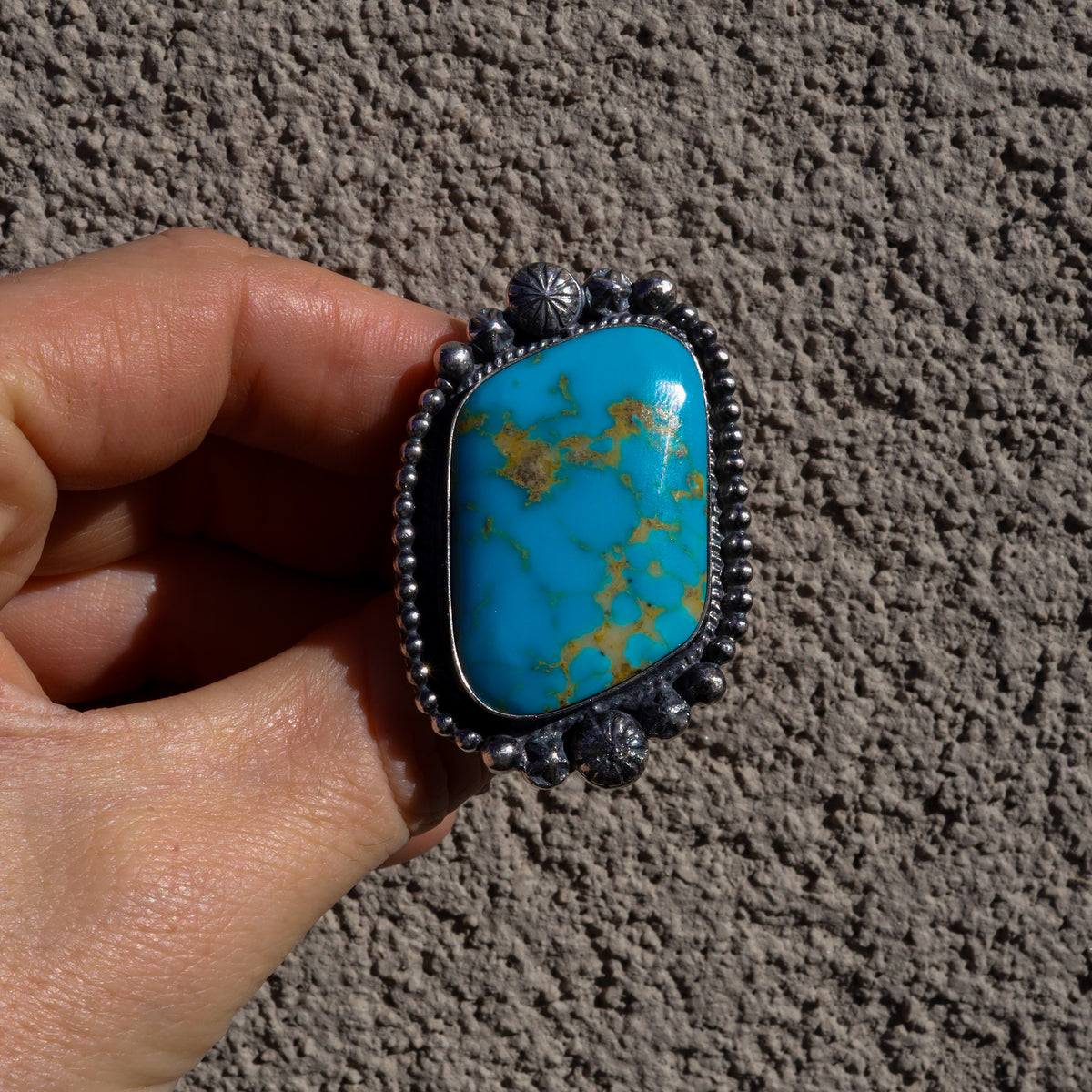 ‘Statement’ Ring - Kingman - Size 8.75