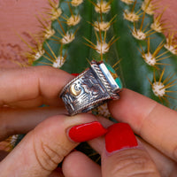 ‘Desert Storyteller' Ring - Kingman or Rosarita - Pick Option