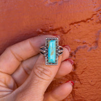 ‘Bar Ring’ - Kingman - Size 8 - Pick Option