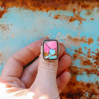 'Slab' Ring - Cotton Candy - Pick Option