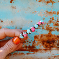 ‘Multi Stone' Cuff - Cotton Candy