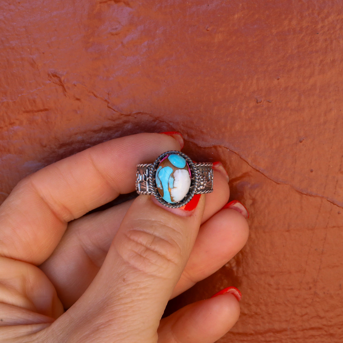 ‘Desert Day & Night' Storyteller Ring - Cotton Candy - Size 8.25  - Pick Option