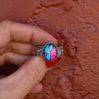‘Desert Day & Night' Storyteller Ring - Cotton Candy - Size 9 - pick option