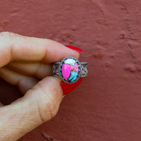 ‘Desert Day & Night' Storyteller Ring - Cotton Candy - Size 7.25 - Pick Optio