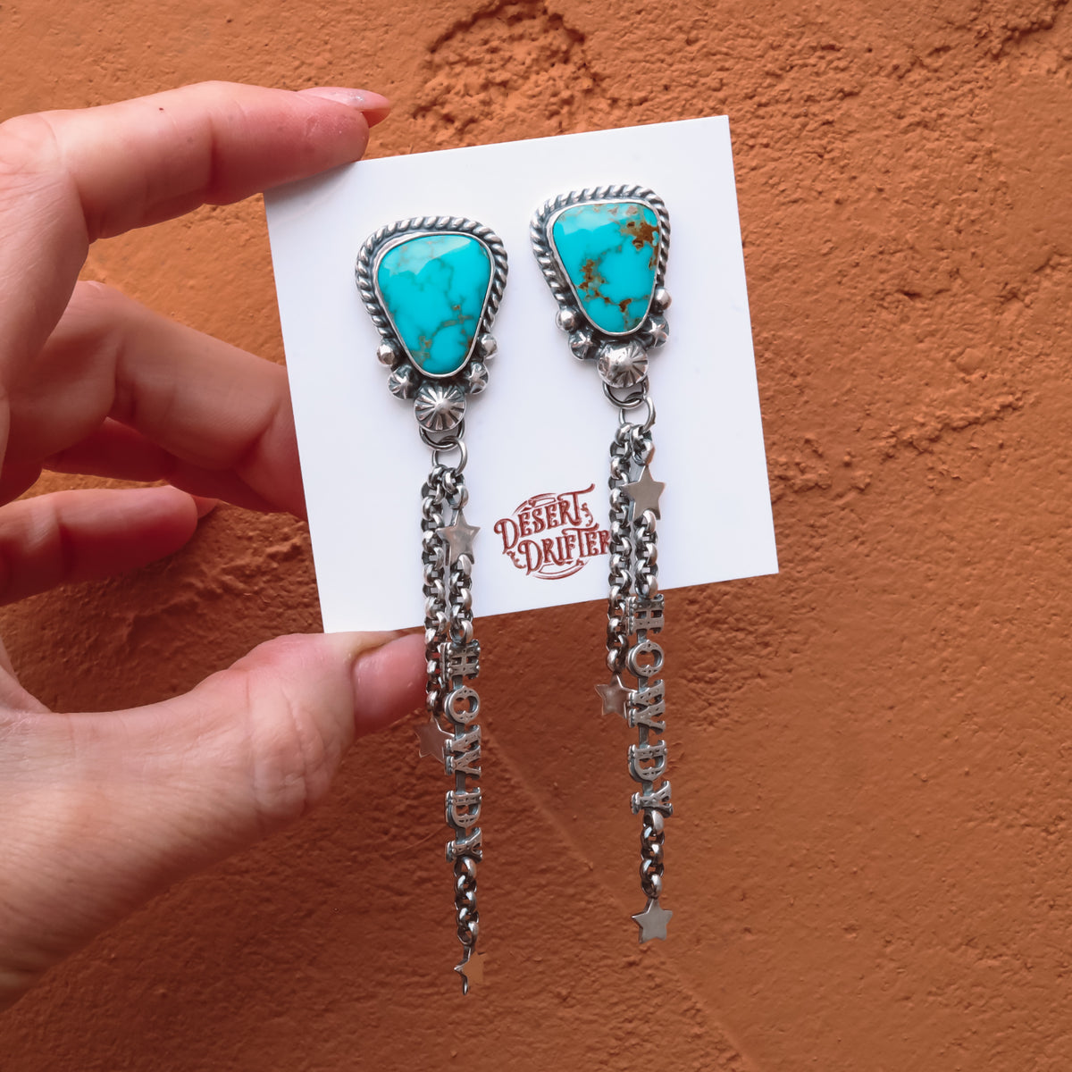 ‘Howdy’ Fringe Earrings - Kingman