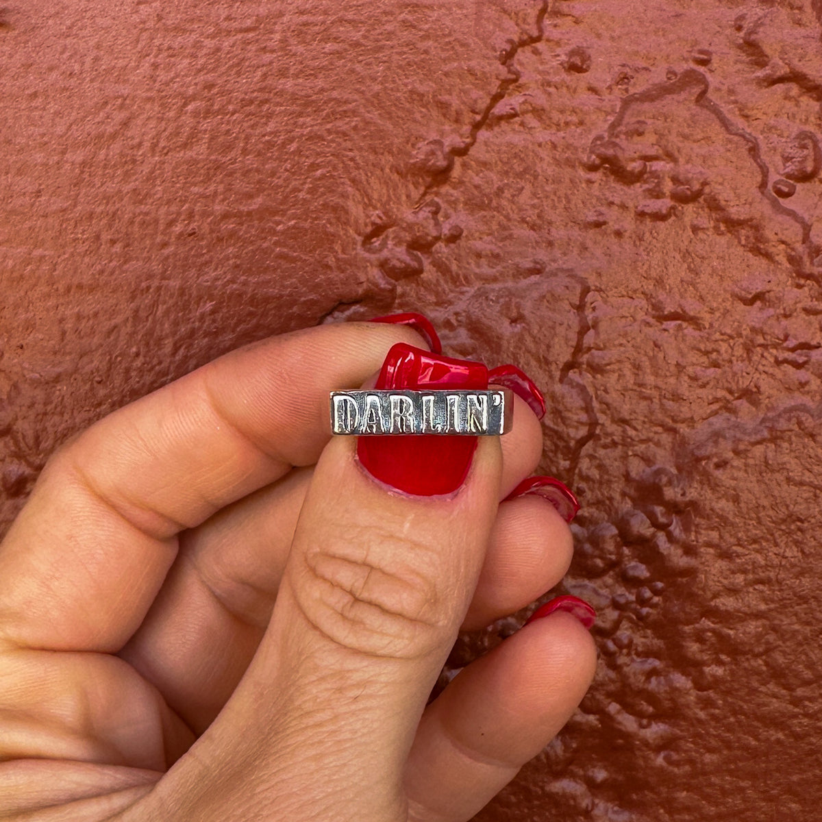 ‘Darlin’' Signet Ring - Sterling Silver - Pick Option