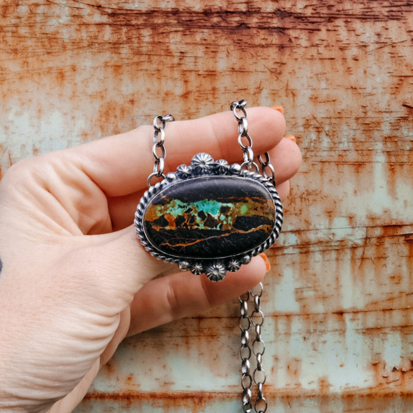 ‘Statement’ Necklace - Blackjack