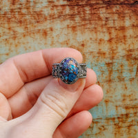 ‘Desert Day & Night' Storyteller Ring - Purple Mohave - 8.25 - Pick Option