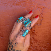 ‘Bar Ring’ - Kingman - Size 8 - Pick Option