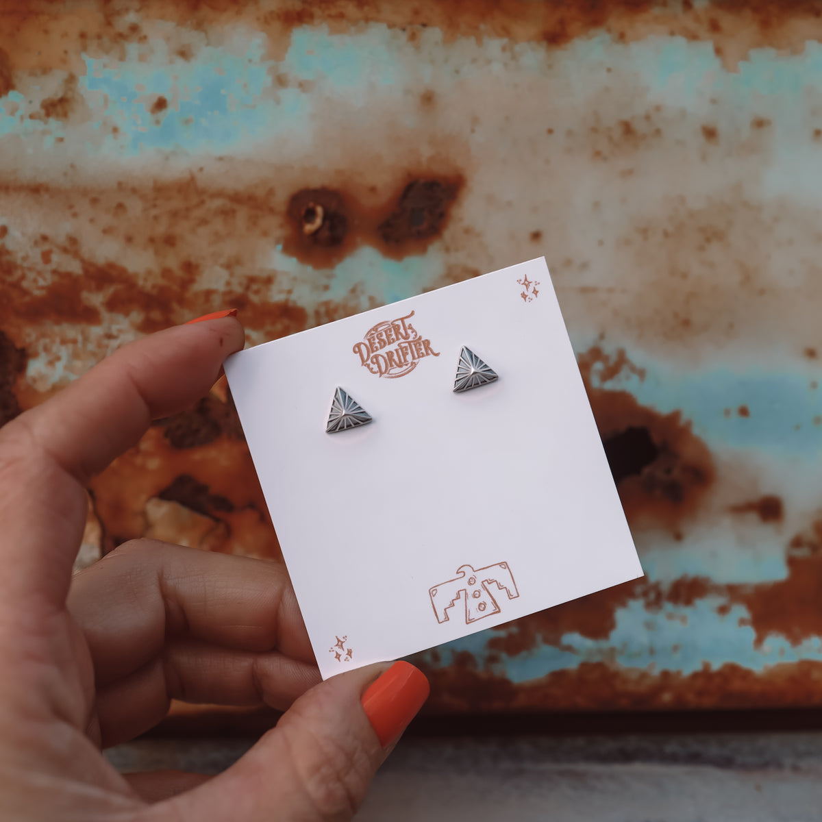 ‘Triangle' Studs - Sterling Silver