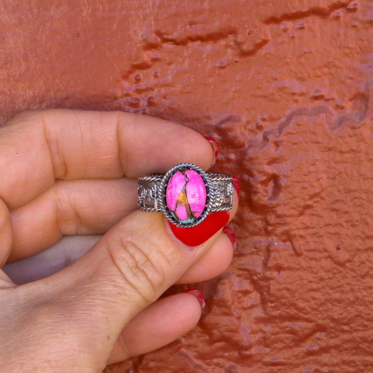 ‘Desert Day & Night' Storyteller Ring - Cotton Candy - Size 11  - Pick Option
