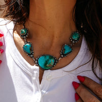 ‘Five Stone' Necklace/Choker - Kingman