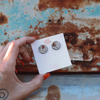 'Desert Storyteller Day & Night' Stud Earrings