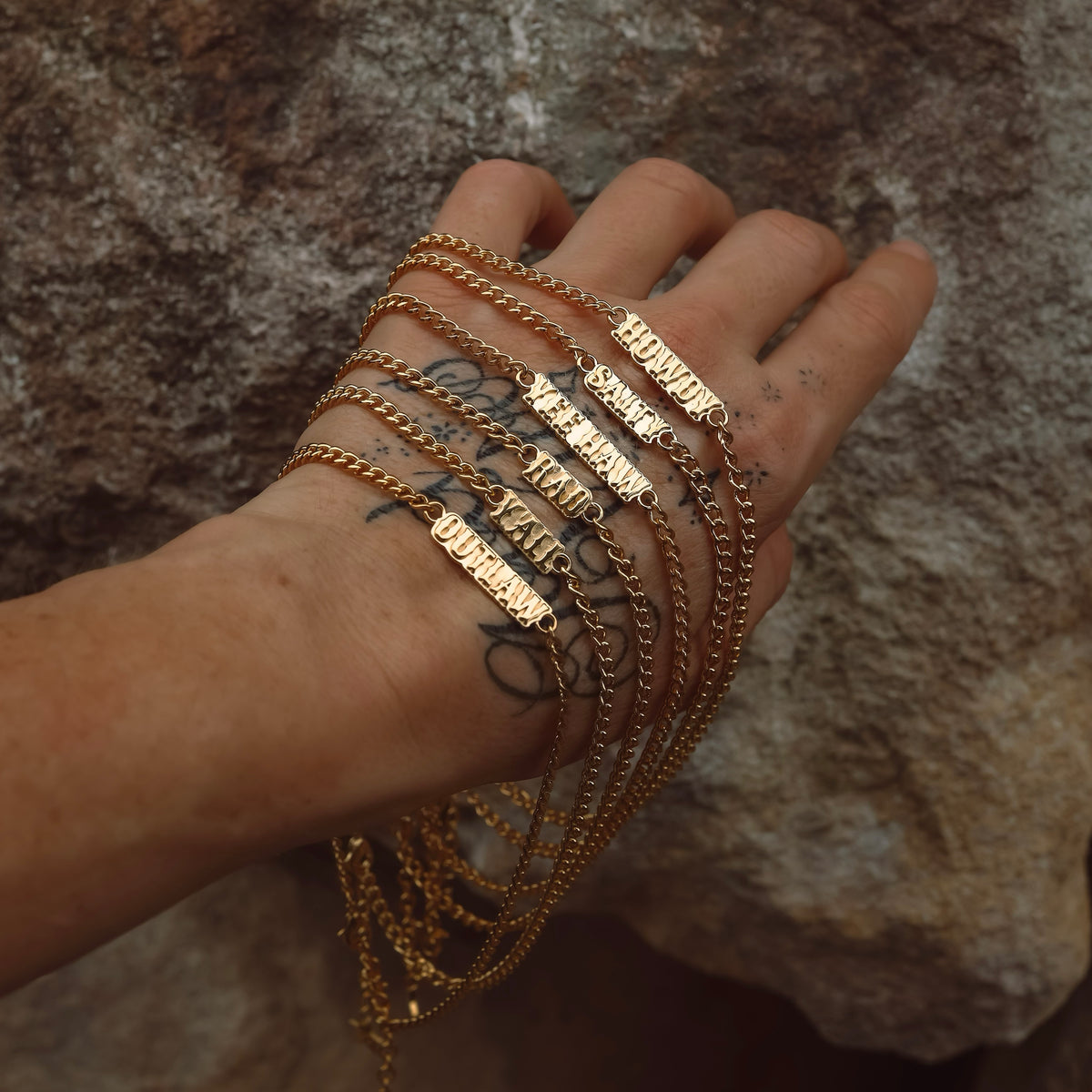 'Vibes' Necklace - 18K Gold - Pick Option